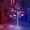 4th of July Decorations Tree Light 24 Inch with 24 LED Red White Blue Star Lights USB Battery Operated with Timer, Lighted Artificial Tree Lights for Table, Party, Memorial Day, Patriotic Decoration